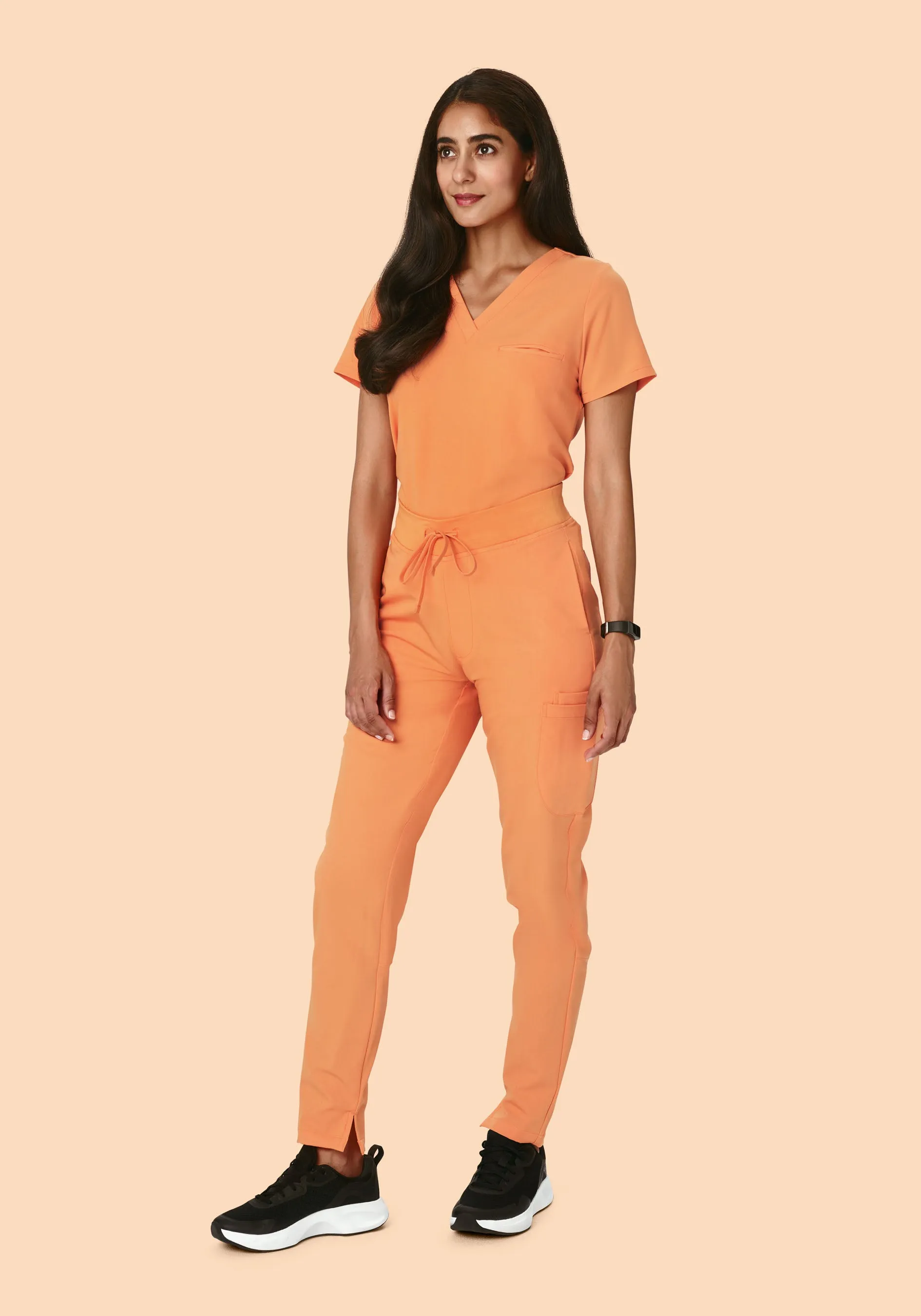 6 Pocket Slim Pants Cantaloupe