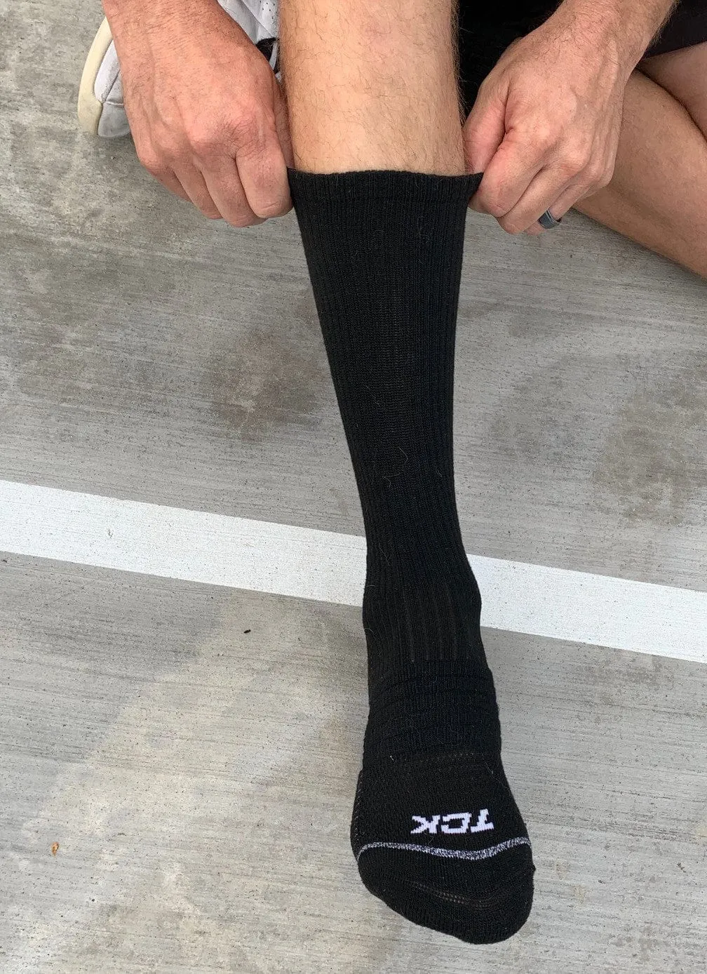 Athletic Sports Socks Crew Length 3-pack