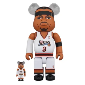 Bearbrick Allen Iverson (Philadelphia 76ers) 100% & 400%