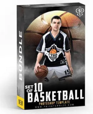 Best Selling Basketball Bundle Photography Photoshop Template