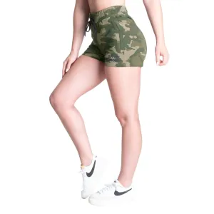 Cozy Washed Green Camo Soft Shorts - Better Bodies Empire Collection