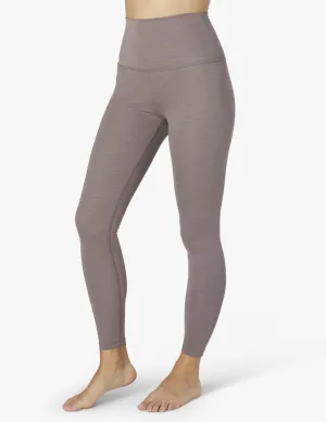 Beyond Yoga Heather Rib High Waisted Leggings Mocha Heather