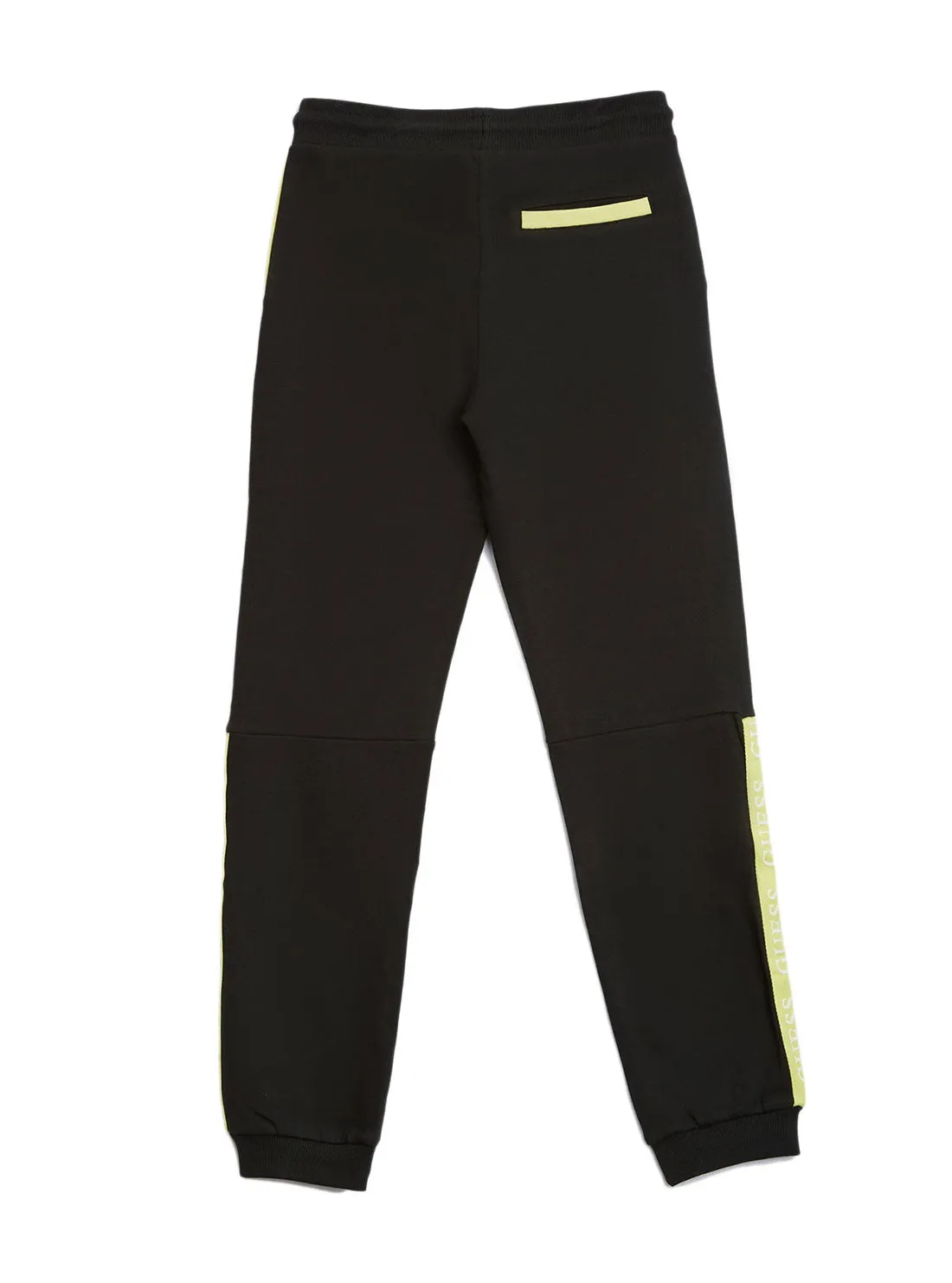 Black Multi Logo Active Trackpants (7-16)