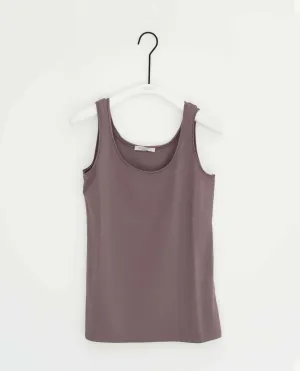 Catori Organic Cotton Yoga Top In Rosewood