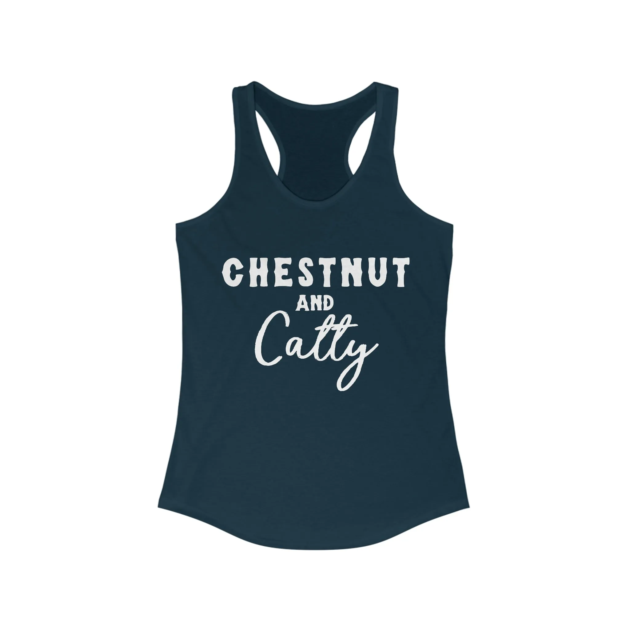 Chestnut & Catty Racerback Tank