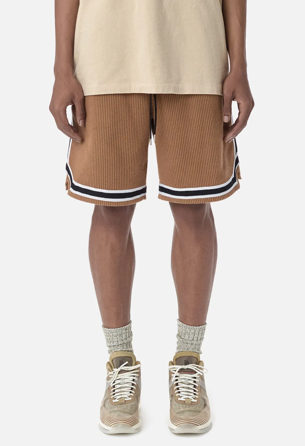 Corduroy Game Shorts / Gold