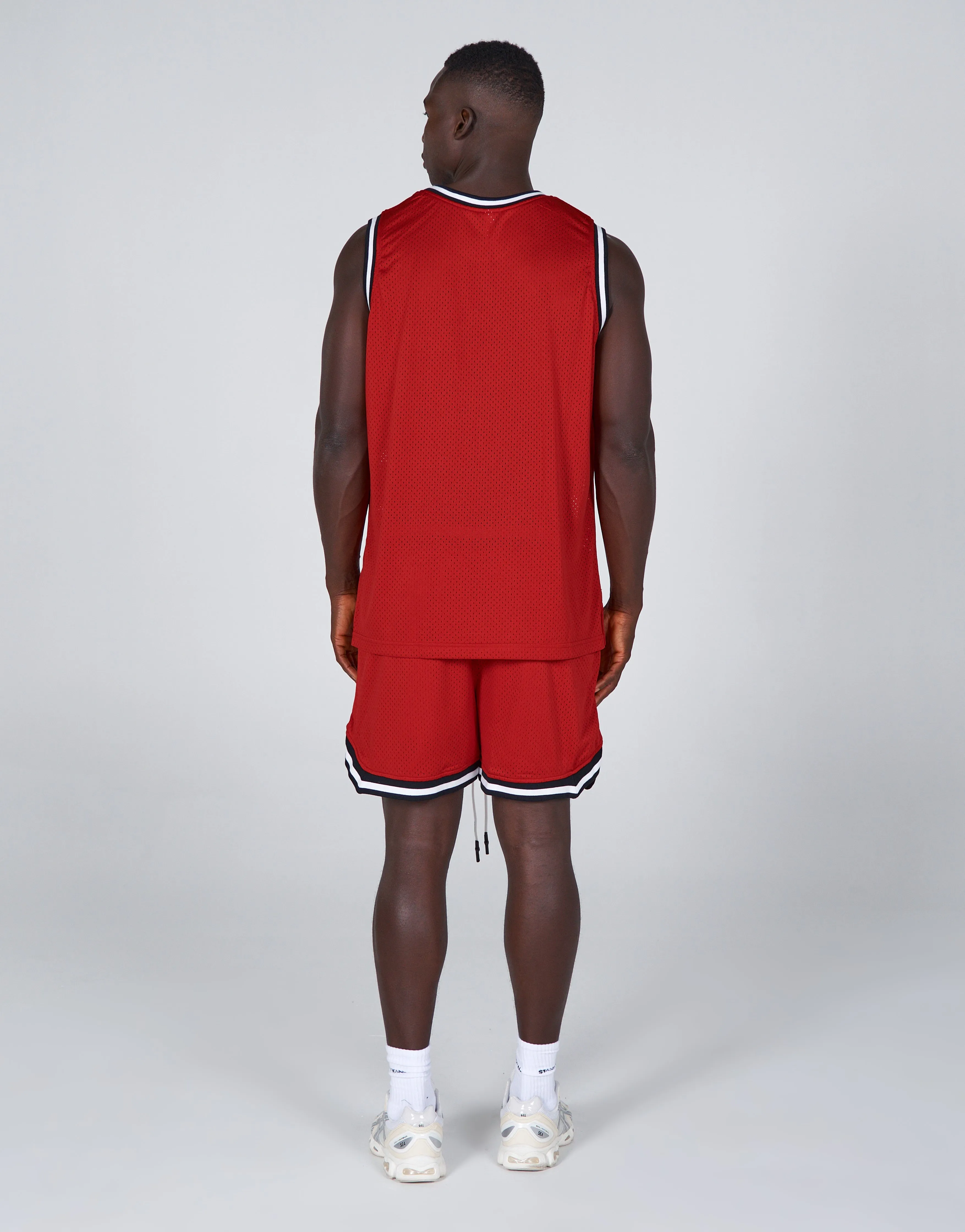 Court Drip Basketball Singlet - Stanford