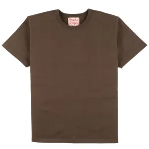 Crewneck T-shirt - Double Heavyweight - Khaki Green