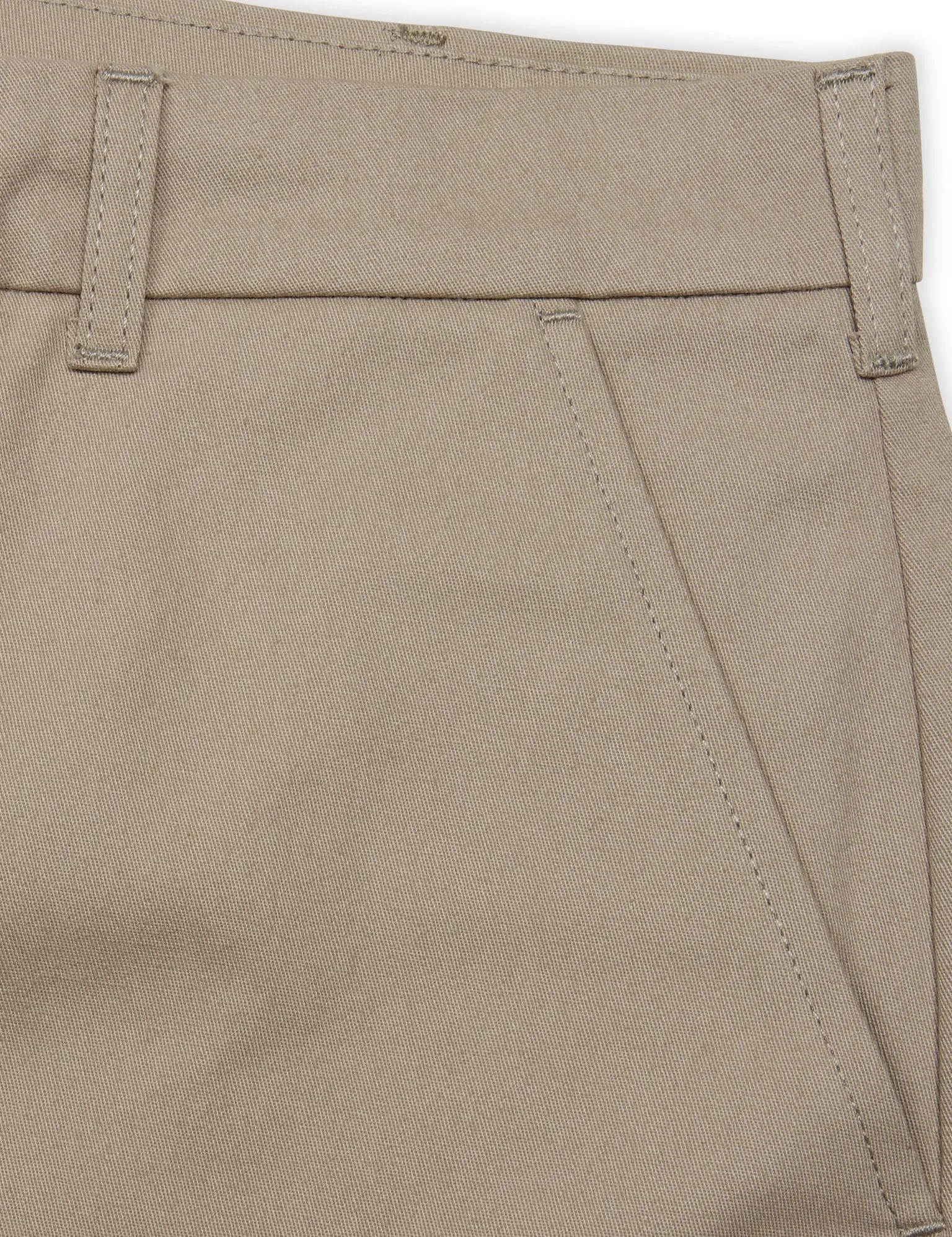 Crisp Twill Silas Shorts,  Vintage Khaki