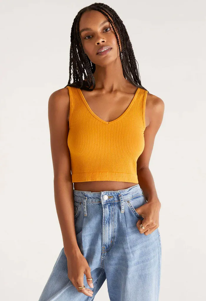 Effortless Seamless Tank-Golden Amber