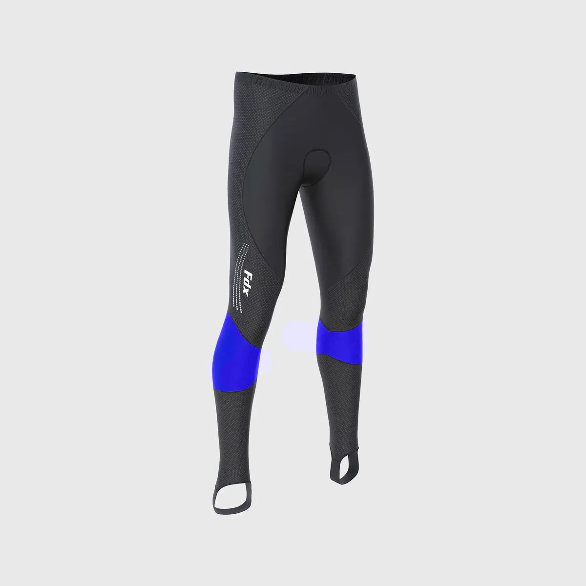 Fdx Thermodream Men's & Boy's Blue Thermal Padded Cycling Tights