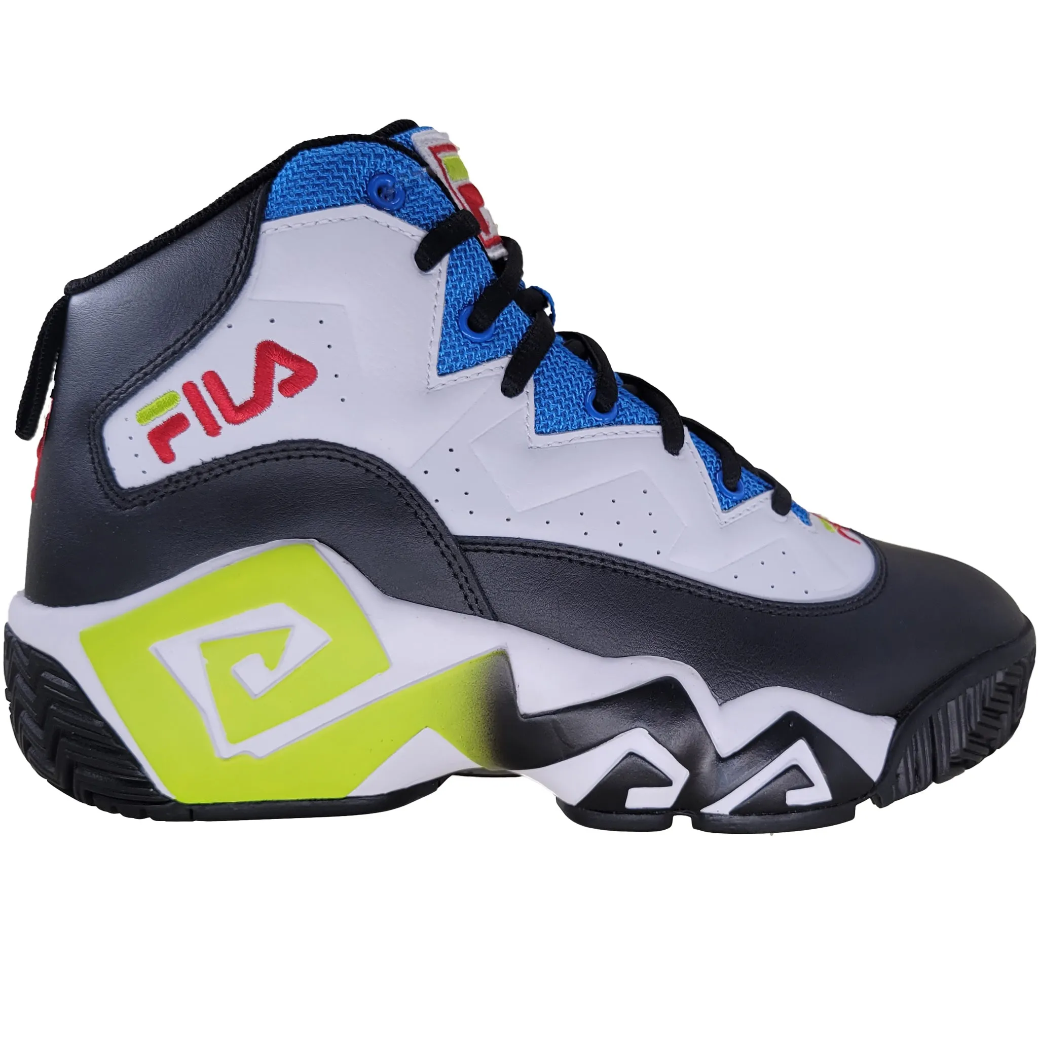 Fila Men's MB Jamal Mashburn Retro Basketball Shoes White 1BM01080-117