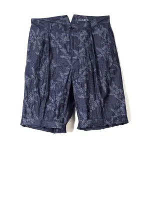 GILBERT | Wide Cut Shorts | Botanic Indigo