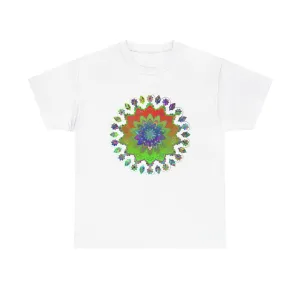 Mandala Art Yoga Mindfulness Tee 100% Cotton Unisex