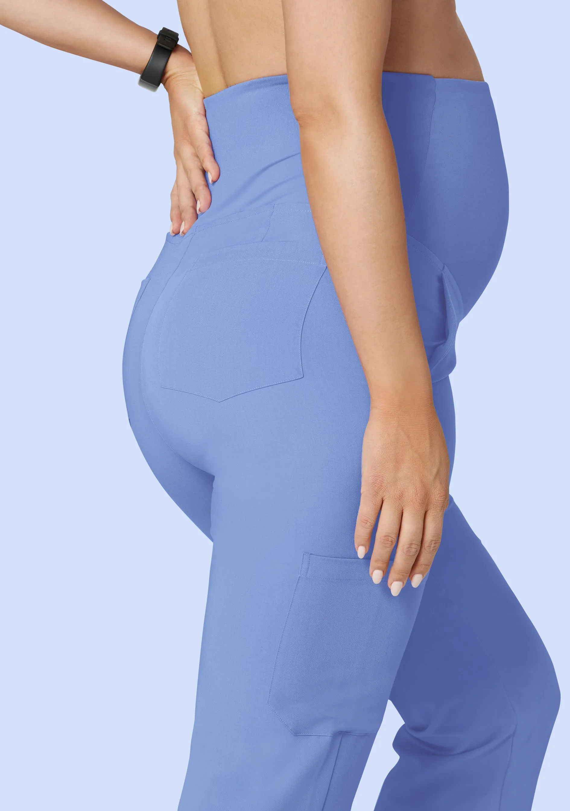 Maternity Cargos Coastline Blue