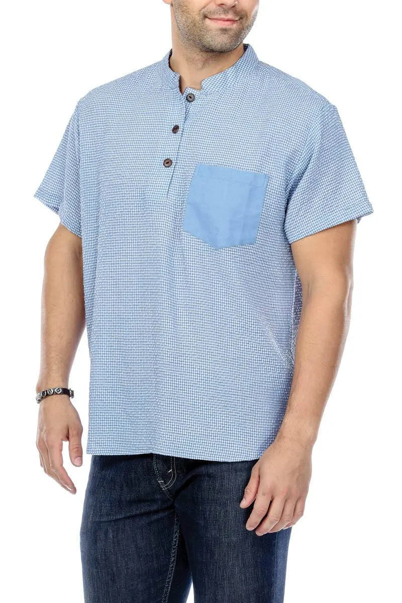 Men's Button Up Kurta Shirt