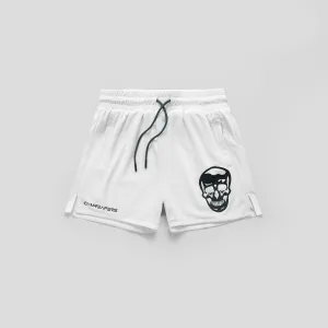 Mesh Training Shorts - White/Balboa