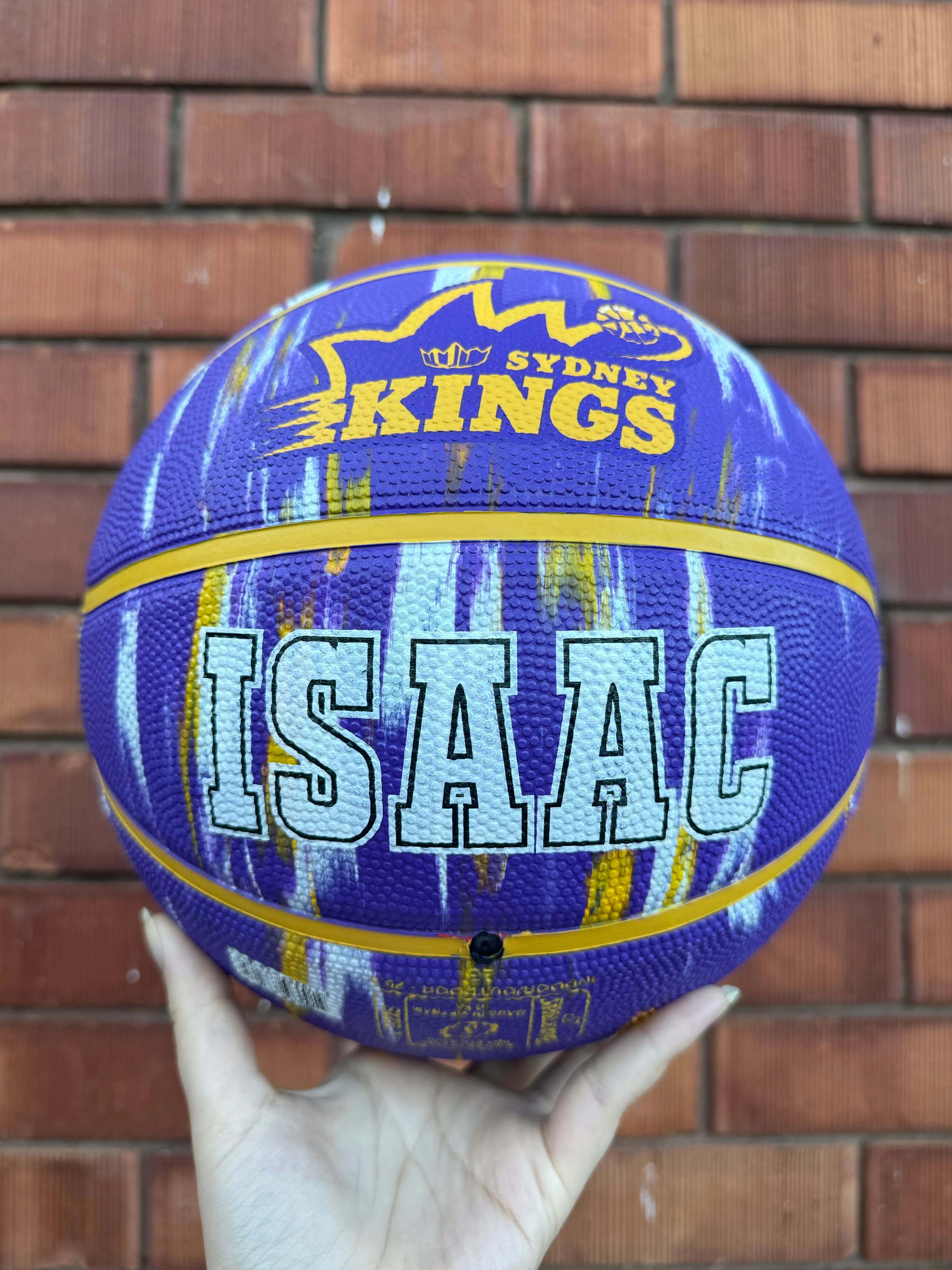 Personalised NBL Official Sydney Kings Team Basketball (Size 7)