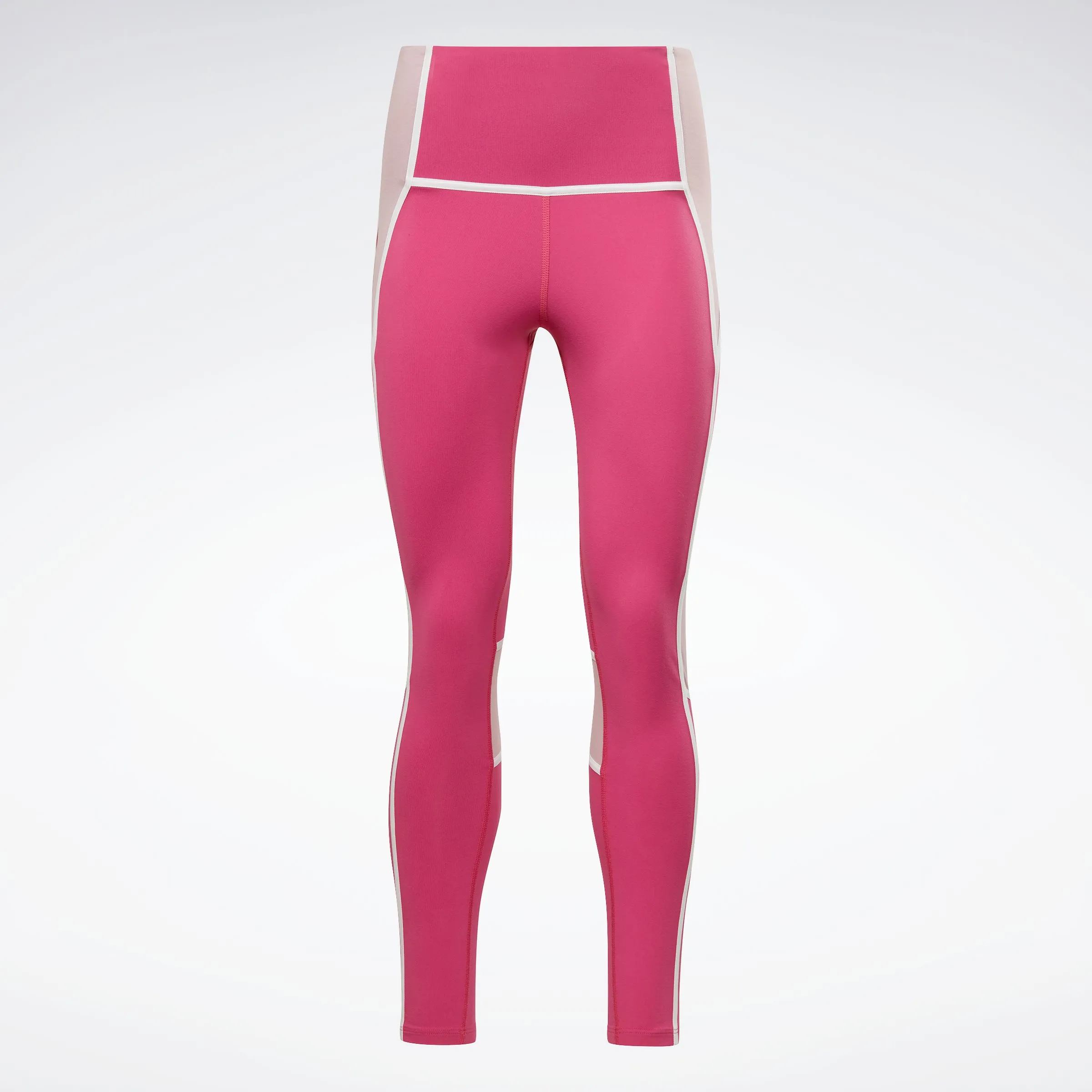 Reebok Apparel Women Lux High-Waisted Colorblock Leggings Seprpi