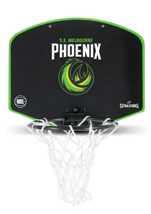 Spalding NBL Team Micro Mini South East Melbourne Phoenix Backboard <BR> 5001/NBL/SE