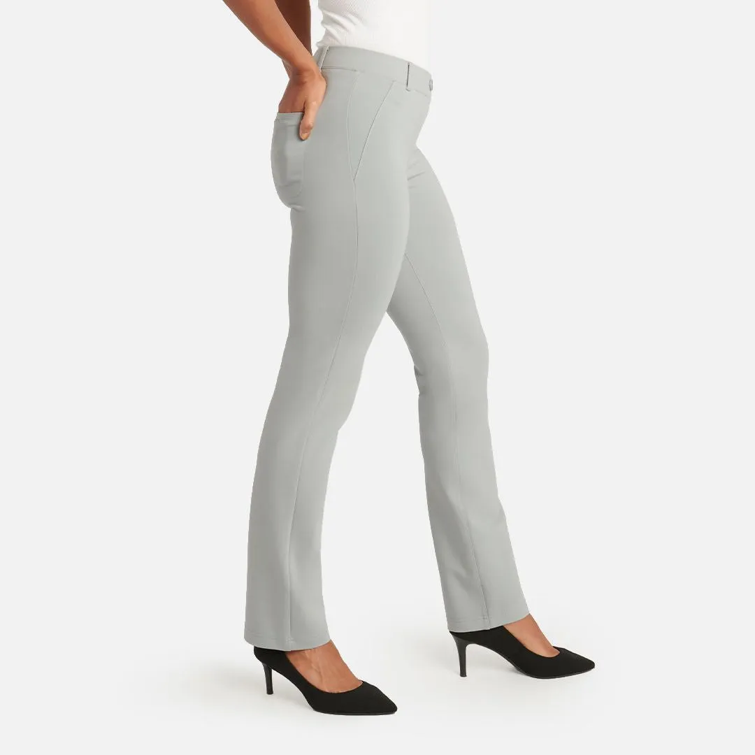 Straight-Leg | Two-Pocket Dress Pant Yoga Pants (Polar)