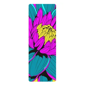 Strike a Pose on a Pop Art Yoga Mat: Inspired by Roy Lichtenstein's Dahlia 001