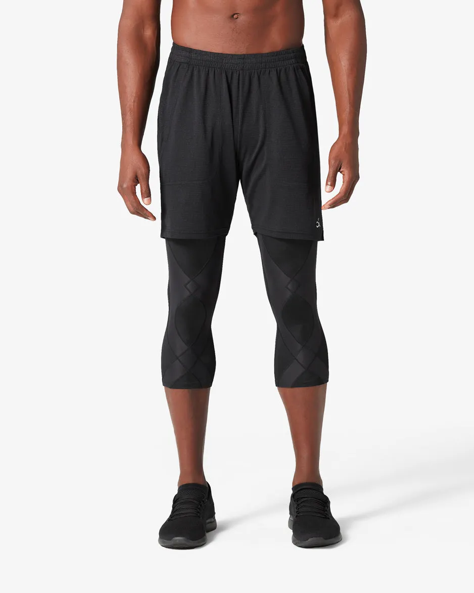 TEST DOMAINE Stabilyx Joint Support 3/4 Compression Tight: Men's Black