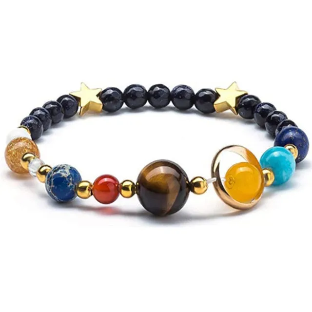 Yoga Chakra Solar System Bracelet