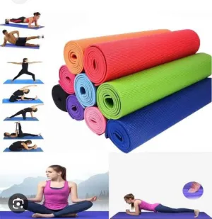 Yoga Mat for Men's and Women's (random color)