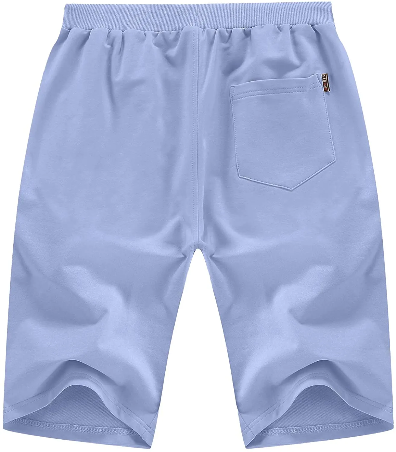 YTD Men's Shorts Casual Classic Fit Drawstring Summer Beach Shorts with Elastic Waist and Pockets